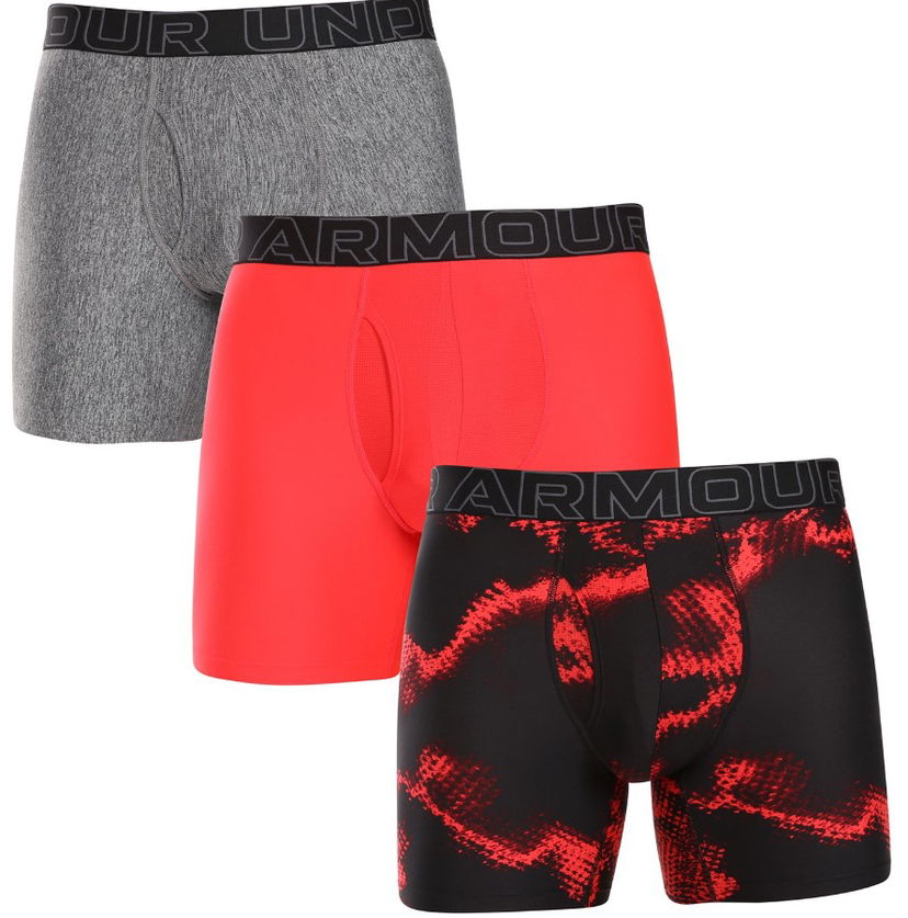 Bokserice Under Armour UA Perf Tech Nov 6in Boxerjock - 3 Pack Višebojno | 1383879-713
