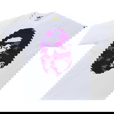 Majica kratkih rukava BAPE Color Camo Big Ape Head Tee Bijela | 1G30 110 027 WHITE PURPLE, 1