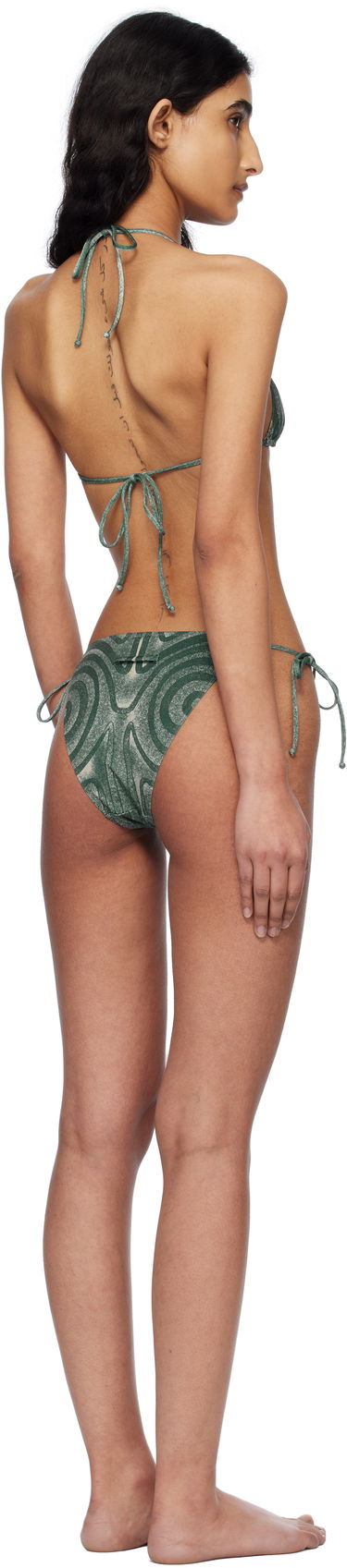 Kupaći kostimi Jean Paul Gaultier Jean Paul Gaultier 'The Spirale' Bikini Zelena | 25/34-F-BS024-J587-0351, 2