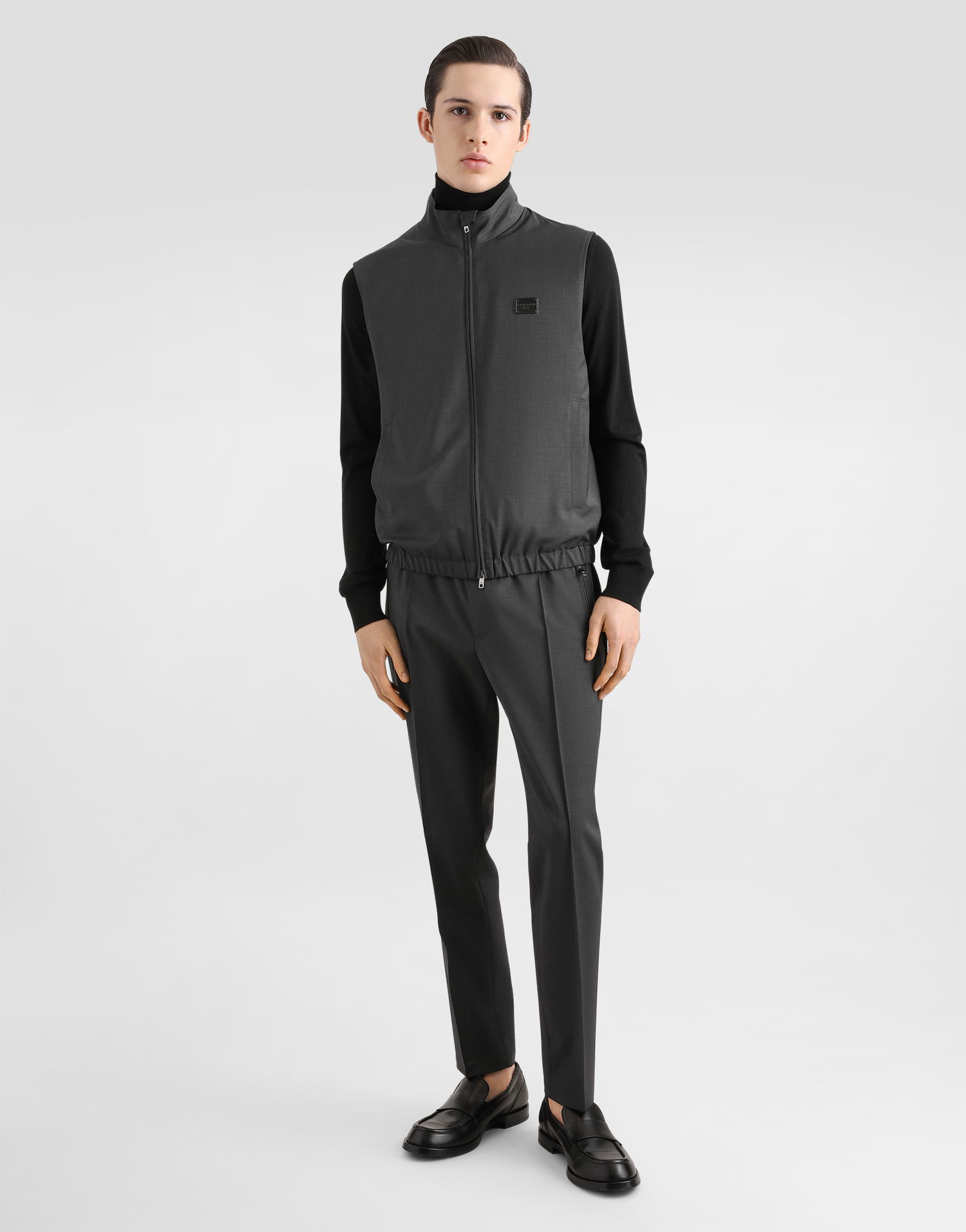 Hlače Dolce & Gabbana Wool Jogging Pants Crna | GYACETFURK8N0542, 1