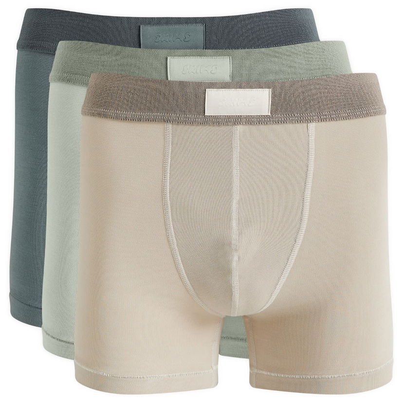 Bokserice SKIMS 3" Boxer Brief 3-Pack Bež | BO-BBR-5634M-ST