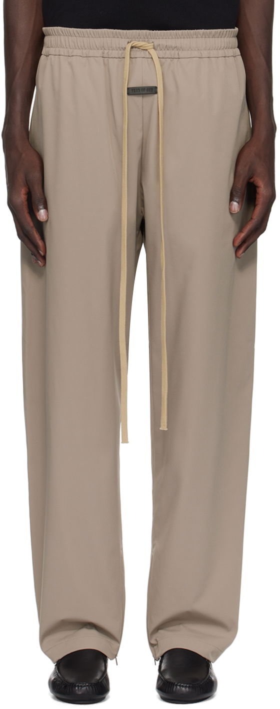 Trenirka Fear of God Taupe Nylon Track Pants Bež | FG24FW40-684PON