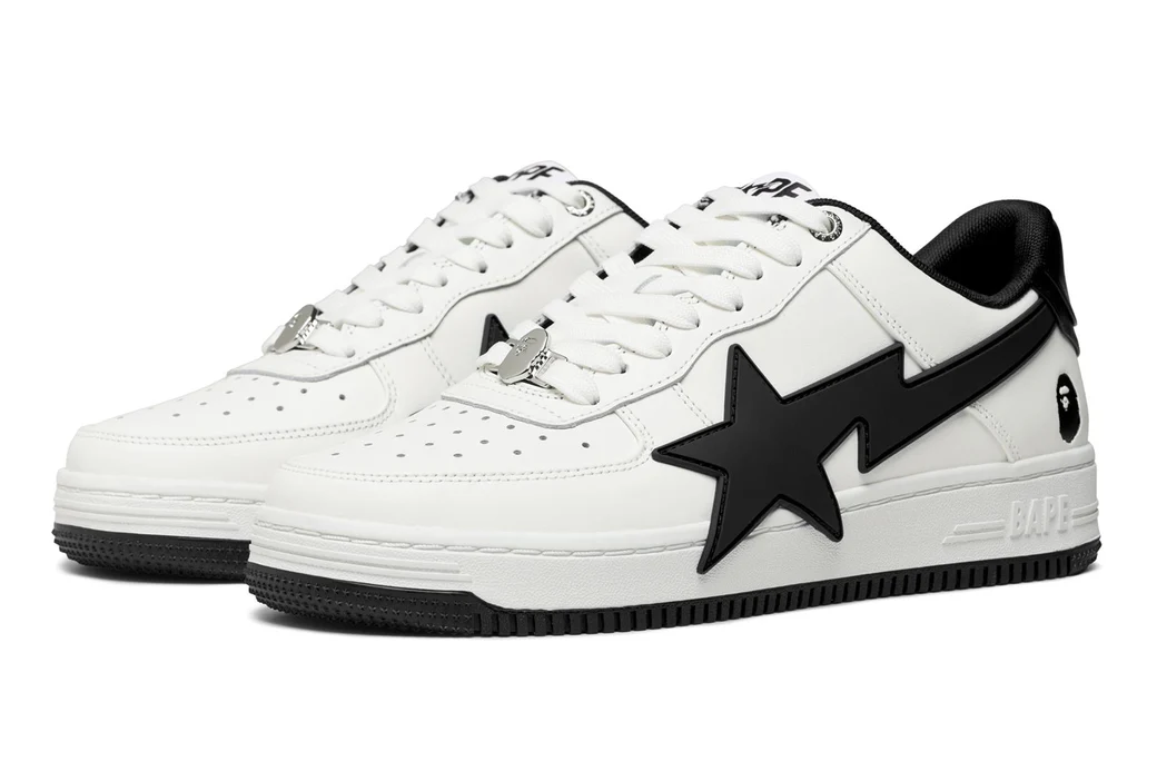Tenisice i cipele BAPE Bape Sta OS #2 White/Black Bijela | 1K20-191-314-BLK, 1