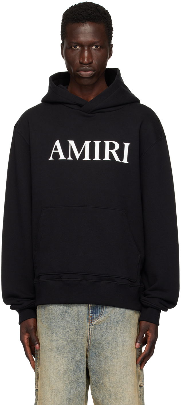 Dukserice AMIRI Black Core Logo Hoodie Crna | AMJYHD1049