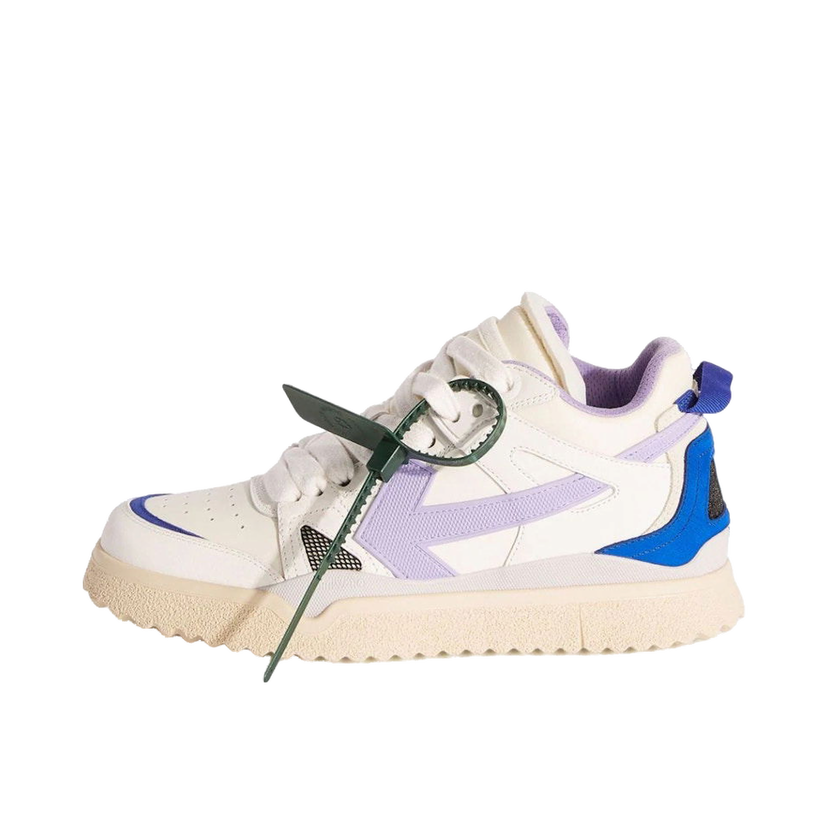 Tenisice i cipele Off-White Sponge Mid Top White Lilac Purple Blue Bijela | OWIA271F23LEA0010136