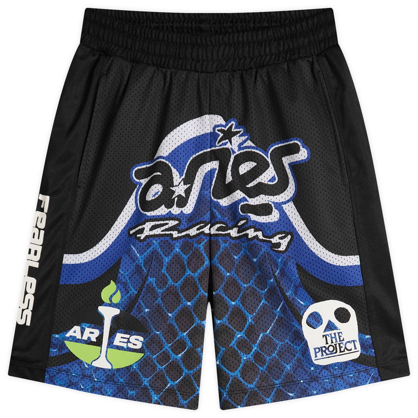 Kratke hlače Aries Aries Moto Dodgem Airtex Shorts Crna | EN30108-01