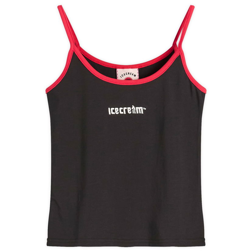 Majica bez rukava BBC IceCream ICECREAM Soft Serve Contrast Vest Top, Size Large Crna | ICWW25320-BLK