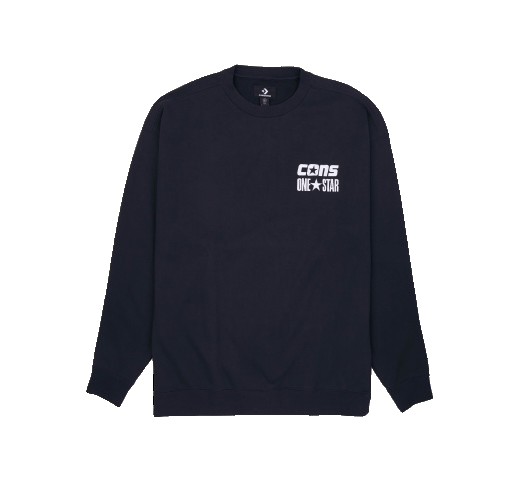 Džemper Converse CONS One Star Crew Sweatshirt Tamnoplava | 10026900-A03