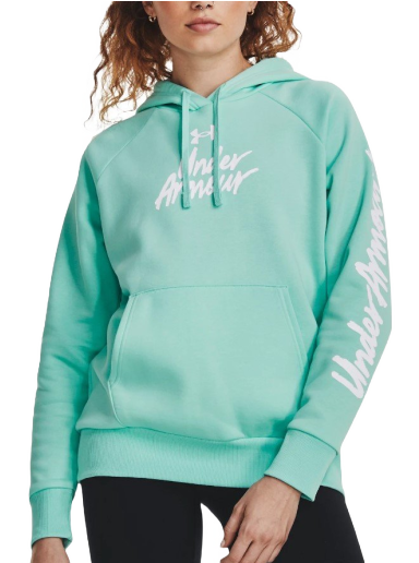 Dukserice Under Armour Rival Fleece Graphic Tirkiz | 1379609-361