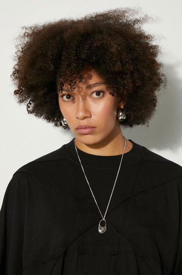 Ogrlica Coperni Silver-Tone Pendant Necklace Metalik | COPBI12725, 4