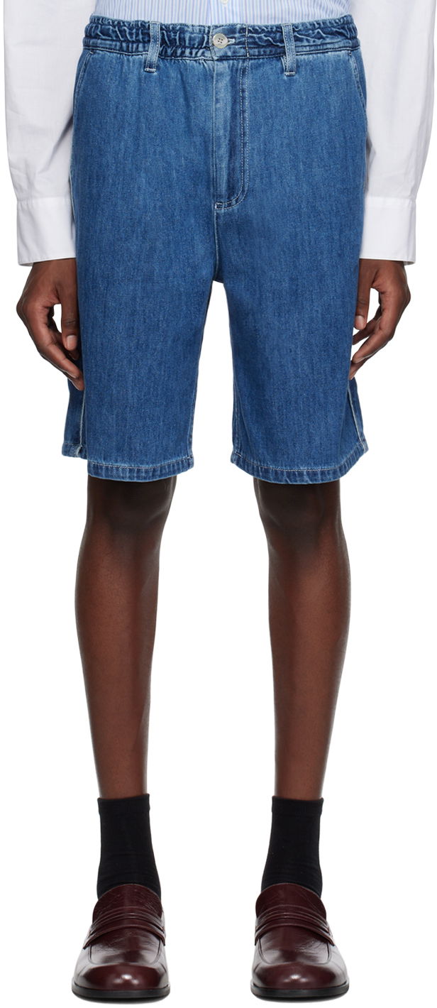 Kratke hlače Marni Lightweight Denim Shorts Plava | PUJU0070I0 USCV22
