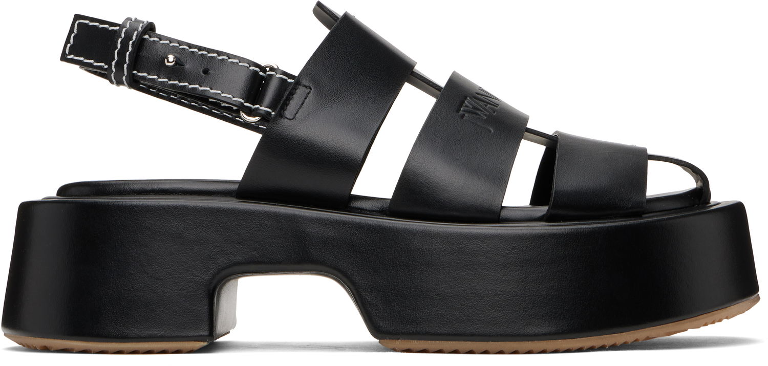 Tenisice i cipele JW Anderson JW Anderson Stripe Platform Sandals Crna | SN0099-LA0323, 0