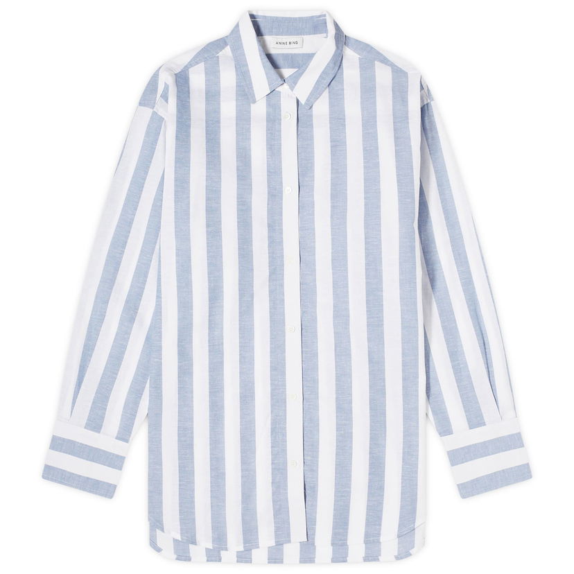 Košulja Anine Bing Plaza Striped Shirt Plava | A-07-5834-STR1