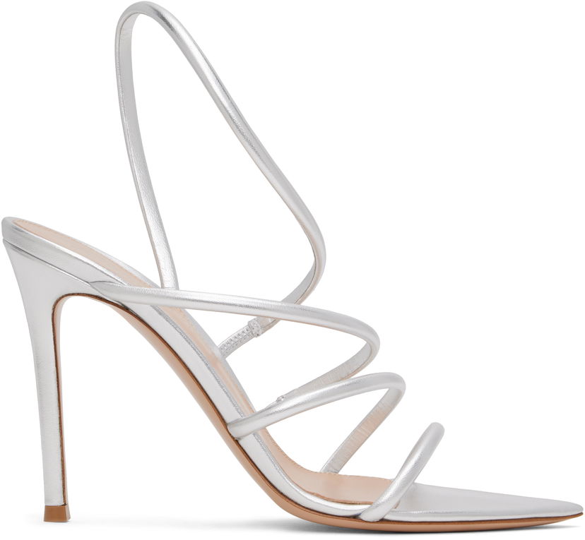 Tenisice i cipele Gianvito Rossi Ettie Heeled Sandals Metalik | G32441-15RIC-NPS