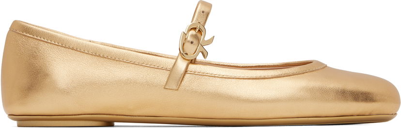 Tenisice i cipele Gianvito Rossi Rossi Carla Ballerina Flats Metalik | G22223-05GOM-NSW