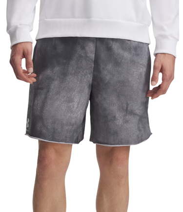 Kratke hlače Under Armour Rival Terry AOP 8in Shorts Siva | 1390146-025, 0