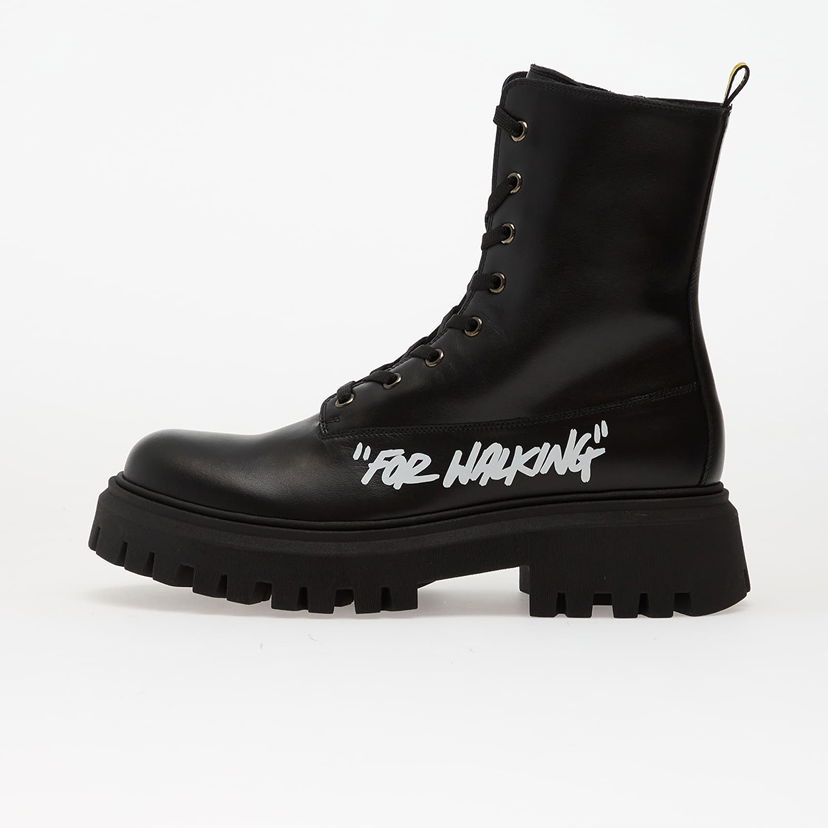 Tenisice i cipele Off-White Off-White "For Walking" Ankle Boots Crna | OGID002F25LEA0011001
