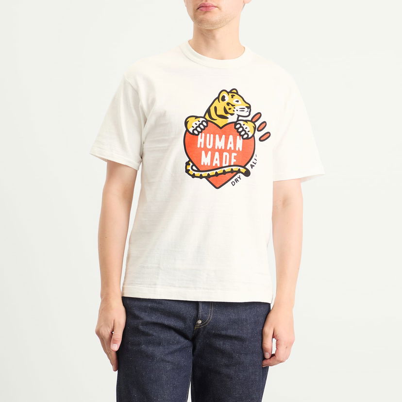 Majica kratkih rukava Human Made Human Made Tiger Heart Graphic T-Shirt, Size Large Bijela | HM30TE007-WHT