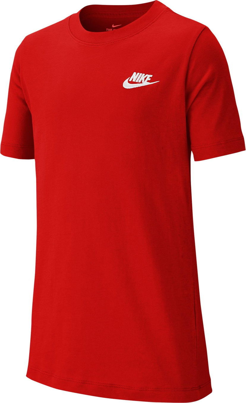 Majica kratkih rukava Nike NSW Futura Embroidered T-Shirt Crvena | ar5254-657