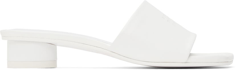 Njega cipela Maison Margiela MM6 Maison Margiela Anatomic Heeled Sandals Bijela | S66WP0109 P3628