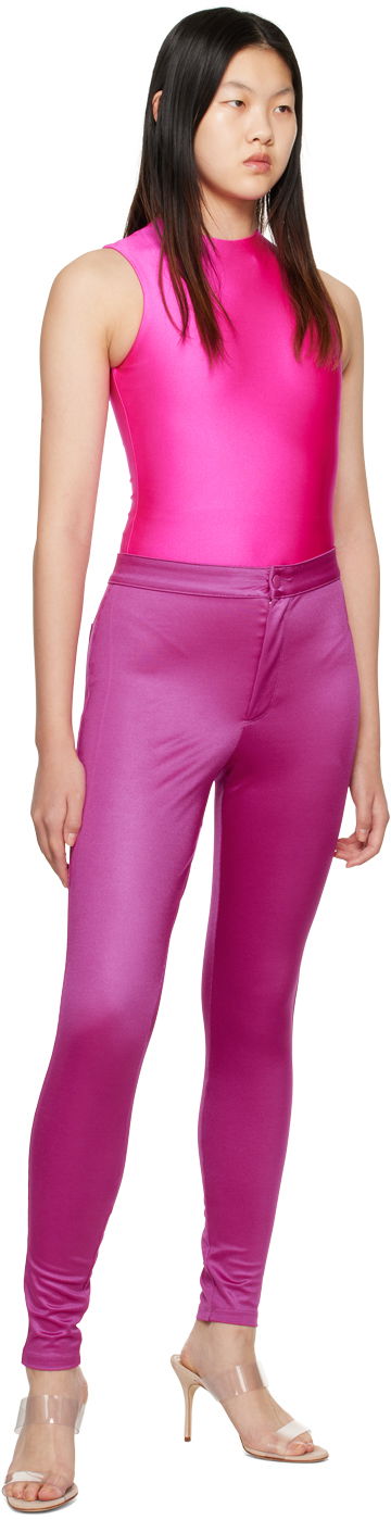 Tajice SKIMS Disco Trousers Ružičasta | AP-PNT-2182, 3