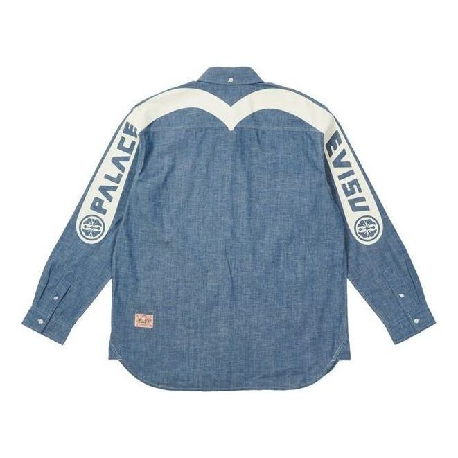 Košulja Palace Palace x Evisu Classic Denim Shirt Plava | P21EVSHT001