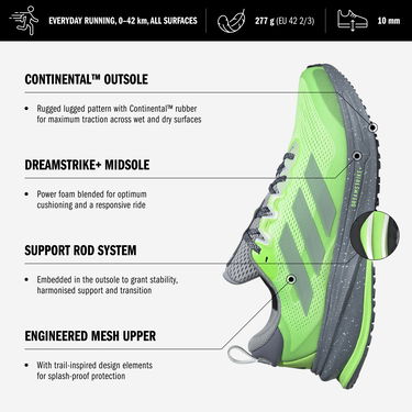 Tenisice i cipele adidas Performance SUPERNOVA RISE ATR Zelena | jp7755, 5