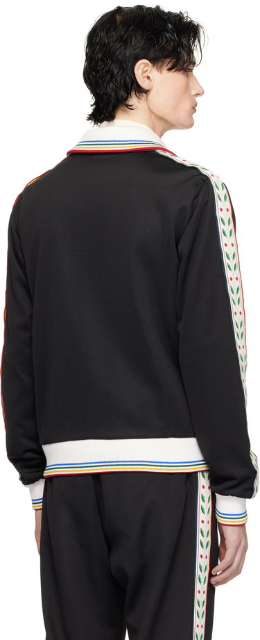 Jakna Casablanca Track Jacket with Stripes Crna | MPS25-JTP-310-01, 2