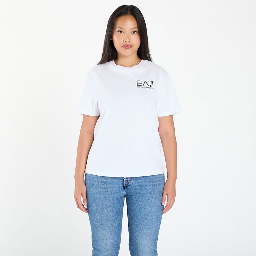 Majica kratkih rukava Emporio Armani EA7 Emporio Armani Train Logo Series T-Shirt Bijela | 7W000725AF12957U0002