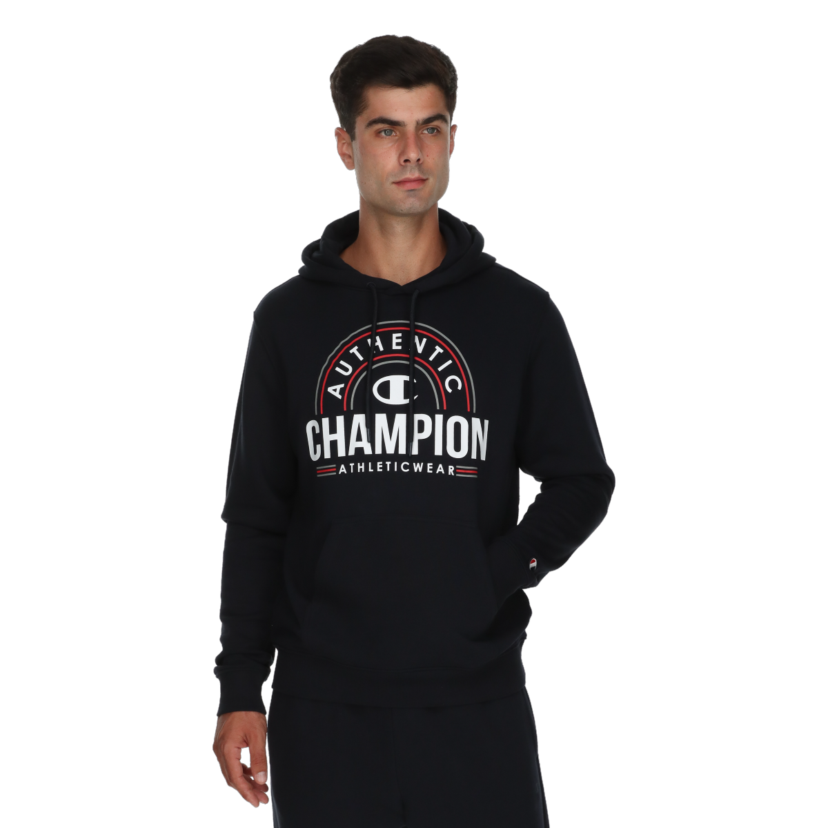 Dukserice Champion Authentic Athletic Wear Hooded Sweatshirt Crna | 222110-BS501, 0