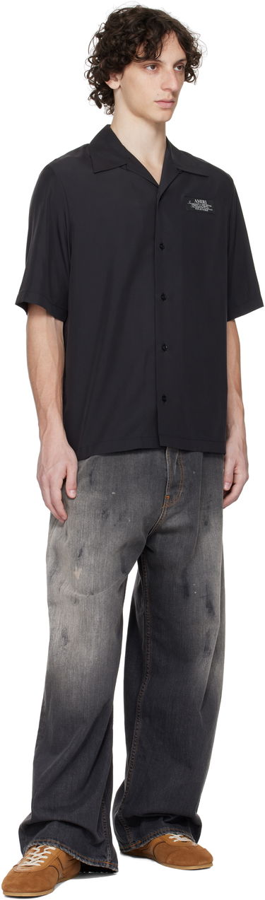 Košulja AMIRI Amiri 'Amiri Spirit' Bowling Shirt Crna | AMSTCA1148, 3