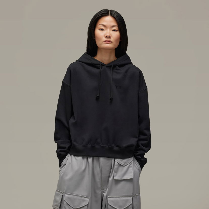 Dukserice Y-3 Y-3 Brushed Terry Boxy Crna | JD9790