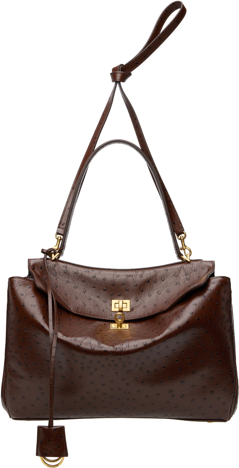 Ručna torbica Balenciaga Balenciaga Rodeo Medium Bag Smeđa | 789772 2ABBP