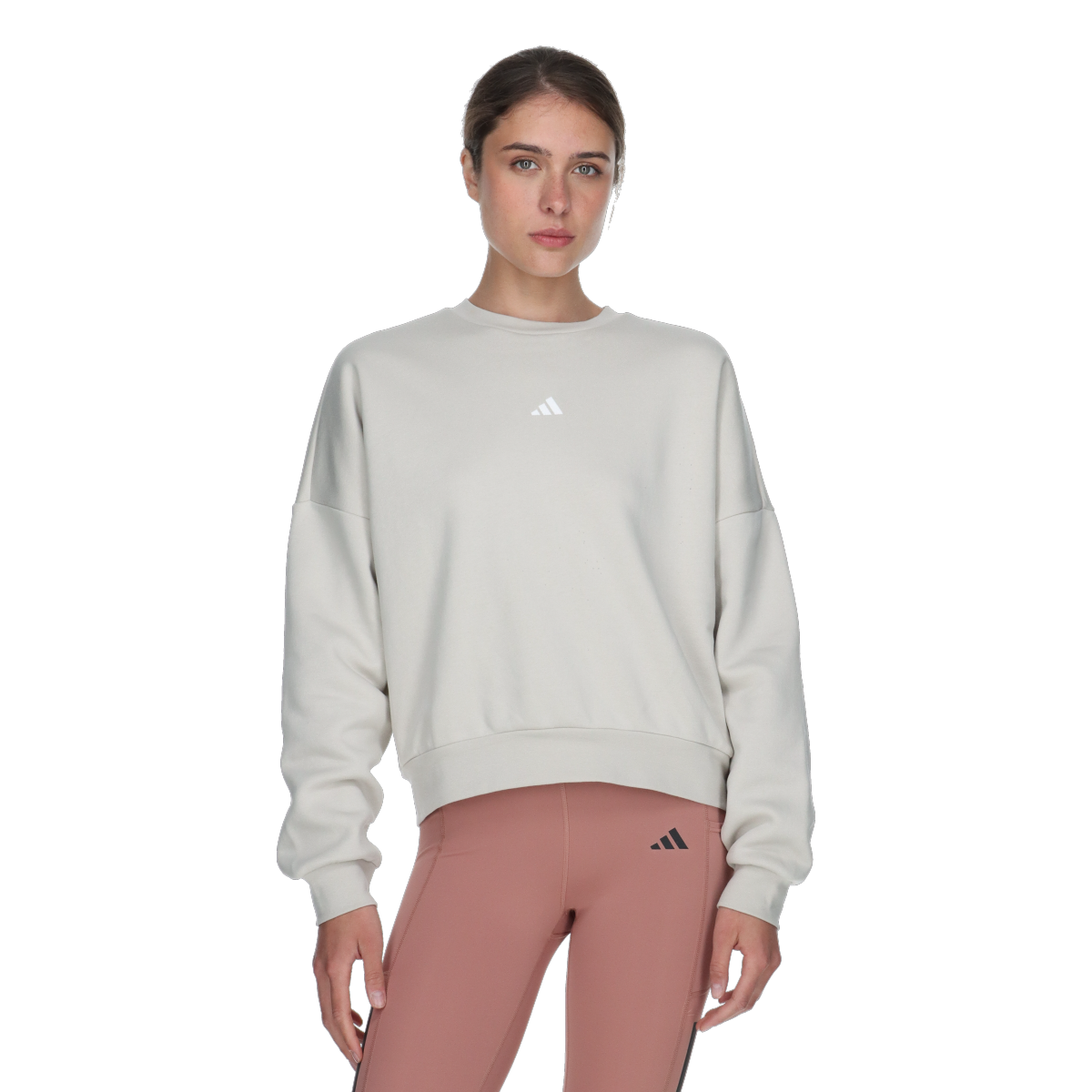 Dukserice adidas Originals Studio Lounge Fleece Sweatshirt Bež | JI6069, 0