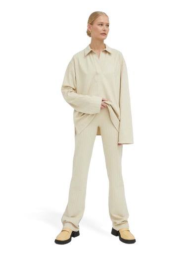 Hlače Samsoe Samsoe Crystal Trousers Bež | F23100106