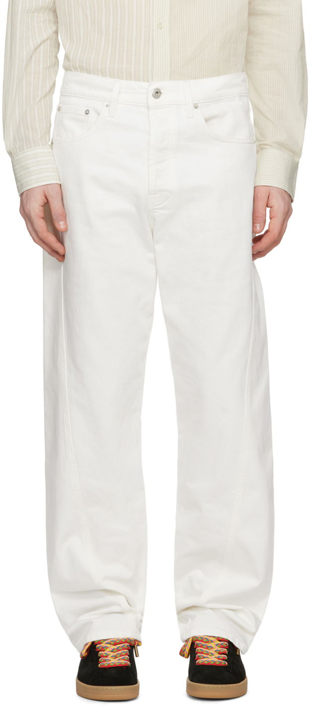 Jeans LANVIN Twisted Jeans Bijela | RM-TR0051-D076-P24