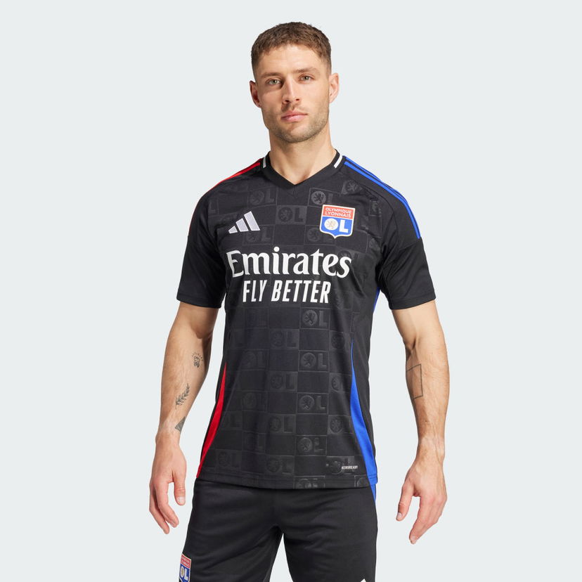 Dres adidas Performance Olympique Lyonnais 24/25 Away Kit Crna | IT6512