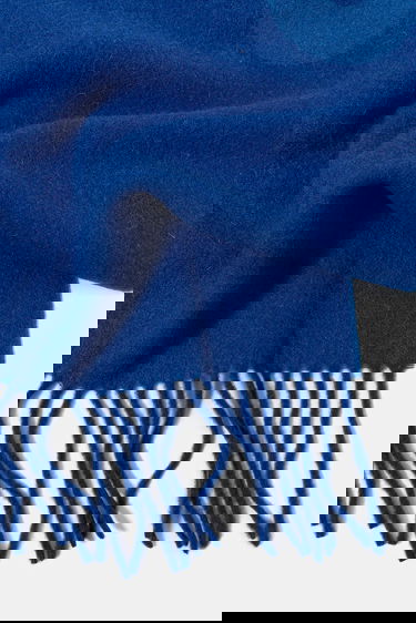 Šal ADER ERROR Muffler ERROR Logo Patterned Woolen Scarf Plava | BO01FWAC0402BL, 1