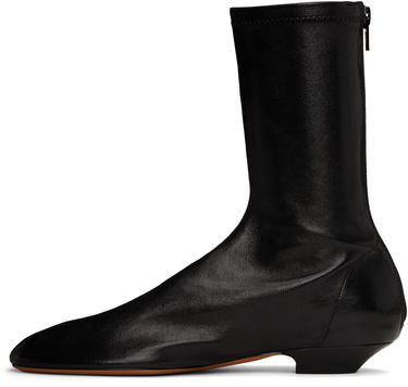 Tenisice i cipele Khaite Khaite Apollo Flat Ankle Boots Crna | F1082-836, 2