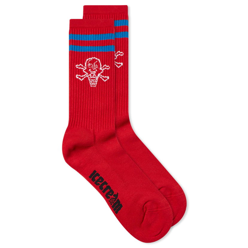 Čarape BBC IceCream ICECREAM Cones & Bones Sports Socks Crvena | IC24268-RD