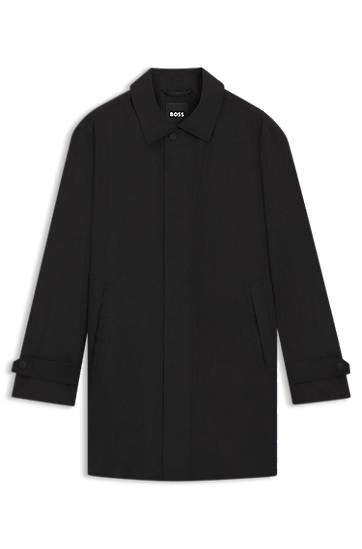 Kabanica BOSS Water-Repellent Coat Crna | 50543262