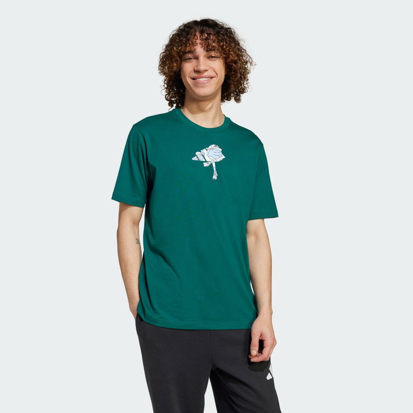 Majica kratkih rukava adidas Performance Earth Day Graphic Tee Zelena | JI6753
