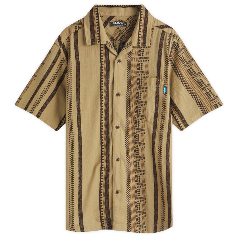 Košulja KAVU Castaway Camp Collar Vacation Shirt Smeđa | 5263-2601