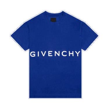 Majica kratkih rukava Givenchy Classic Fit Bonded T-Shirt Plava | BM71D43Y6B 426, 0