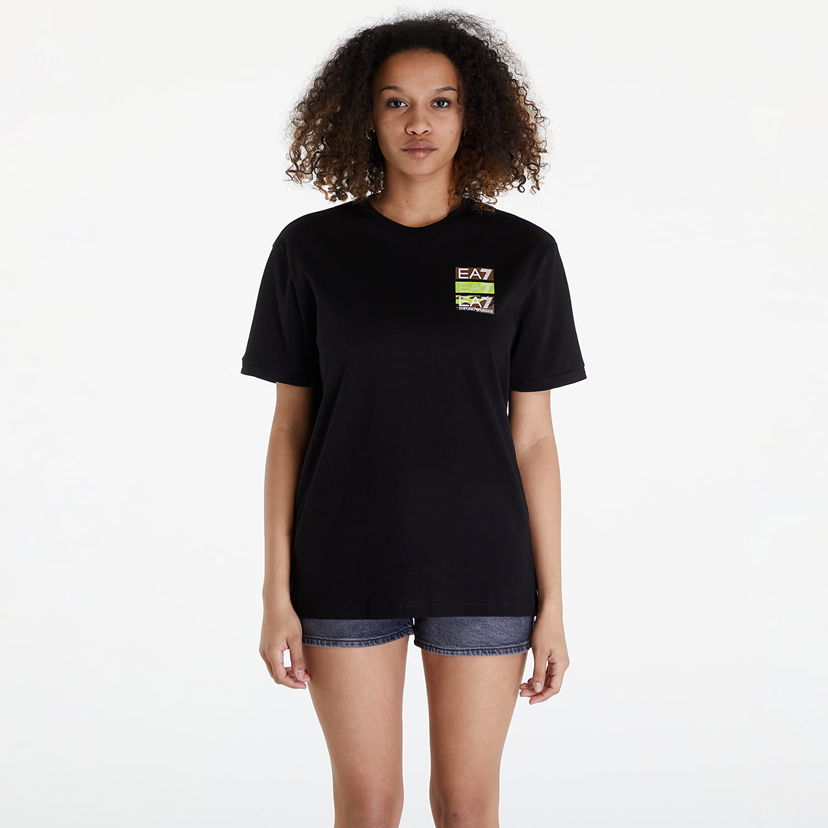 Majica kratkih rukava Emporio Armani EA7 T-Shirt Black Crna | 3DPT12PJ7BZ1200