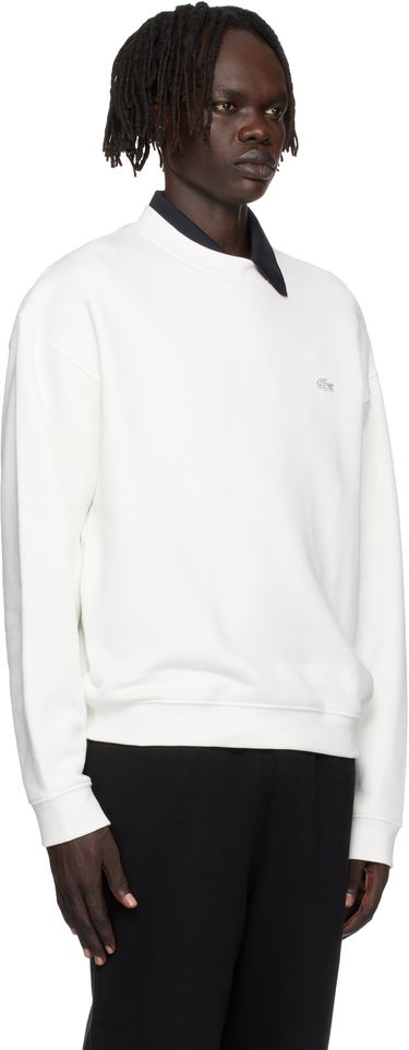 Dukserice Lacoste Loose Fit Heavy Fleece Sweatshirt Bijela | SH7745_70V, 1