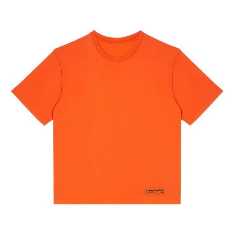 Majica kratkih rukava HERON PRESTON HERON PRESTON Logo Recycled T-Shirt Narančasta | HMAA025C99JER0012200