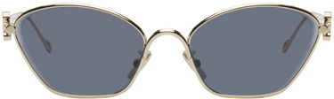 Sunčane naočale Loewe Gold Anagram Hexagonal Sunglasses Crna | LW40115U 192337181177, 0