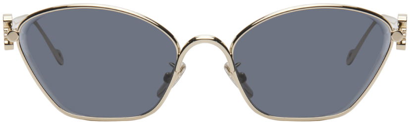 Sunčane naočale Loewe Gold Anagram Hexagonal Sunglasses Crna | LW40115U 192337181177