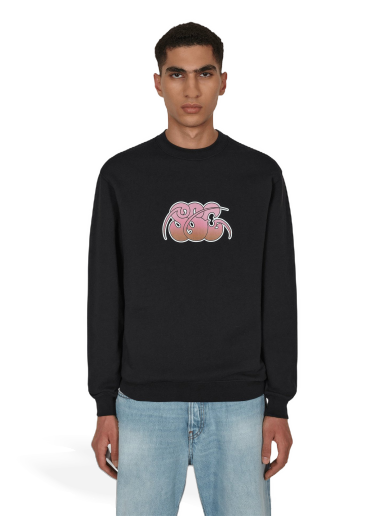 Dukserice Stockholm (Surfboard) Club Printed Crewneck Sweatshirt Crna | MPU1B90 001